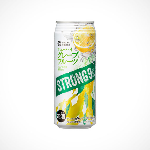 チューハイ グレープフルーツ ストロング ALC.9% 500ml