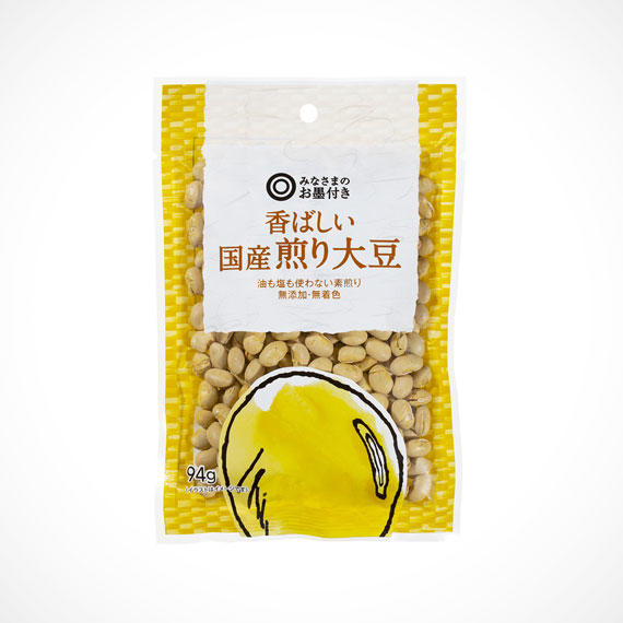 香ばしい国産煎り大豆 94g