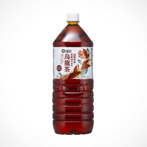 福建省産茶葉100%使用 烏龍茶 2L