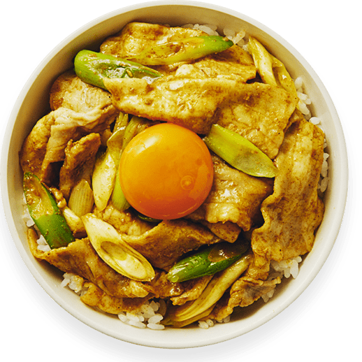 カレー<br />スタミナ丼