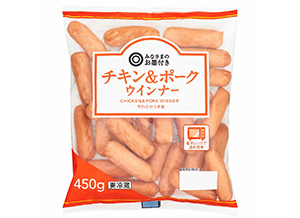 チキン&ポークウインナー 450g