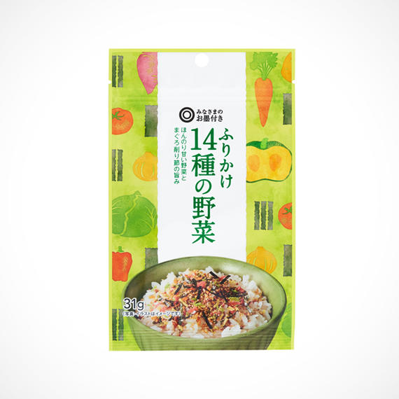 ふりかけ 14種の野菜 31g