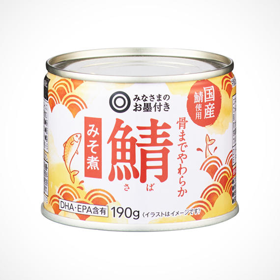 骨までやわらか鯖 みそ煮 190g