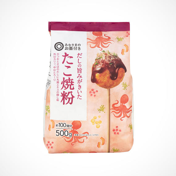 だしの旨みがきいた たこ焼粉 500g