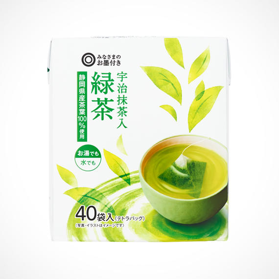 宇治抹茶入 緑茶 40袋入（テトラバッグ）