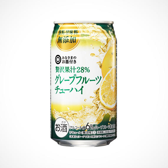 贅沢果汁28% グレープフルーツチューハイ 350ml