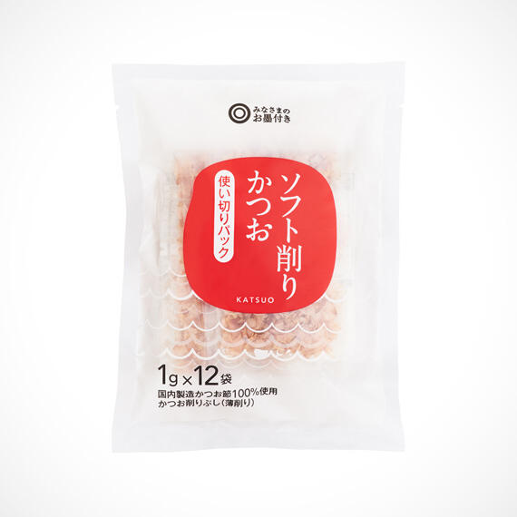 ソフト削りかつお 使い切りパック 1g×12袋 