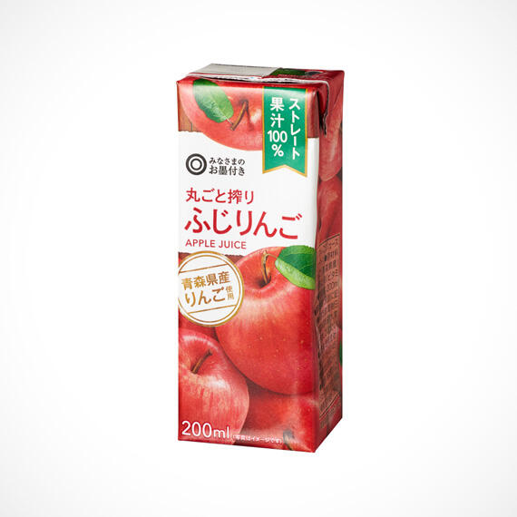 丸ごと搾り ふじりんご 200ml