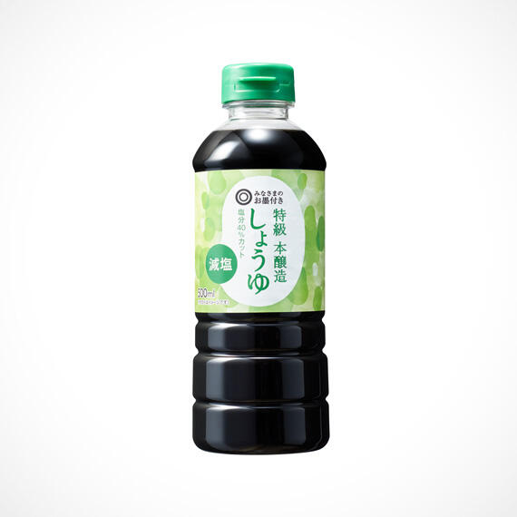 特級 本醸造 しょうゆ 減塩 500ml