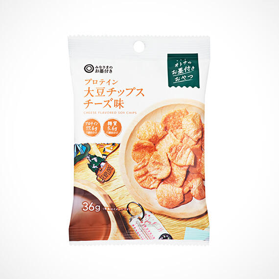 プロテイン大豆チップス　チーズ味 36g