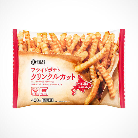 フライドポテト　クリンクルカット 400g