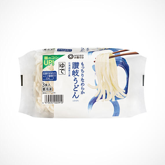 西友 - もっちりなめらか 讃岐うどん 3食入 | SEIYU