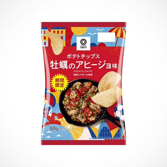 ポテトチップス 牡蠣のアヒージョ味 60g