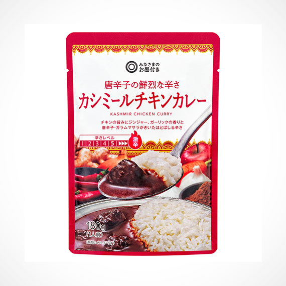 唐辛子の鮮烈な辛さ カシミールチキンカレー 180g