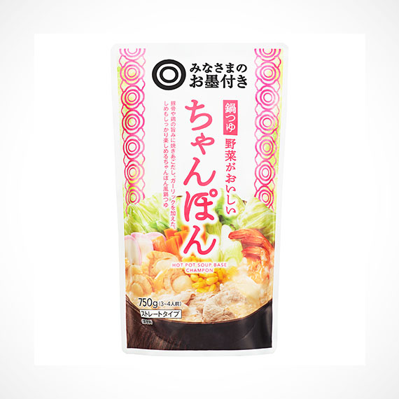 鍋つゆ 野菜がおいしい ちゃんぽん 750g