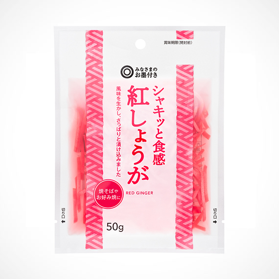 シャキッと食感 紅しょうが 50g