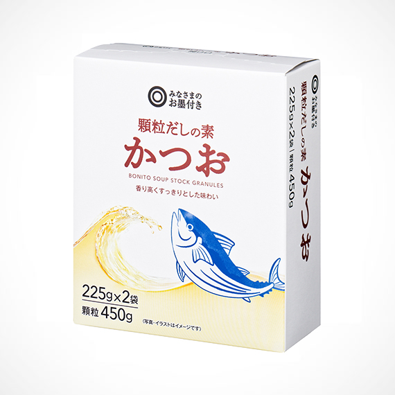 顆粒だしの素 かつお 450g（225gx2袋）