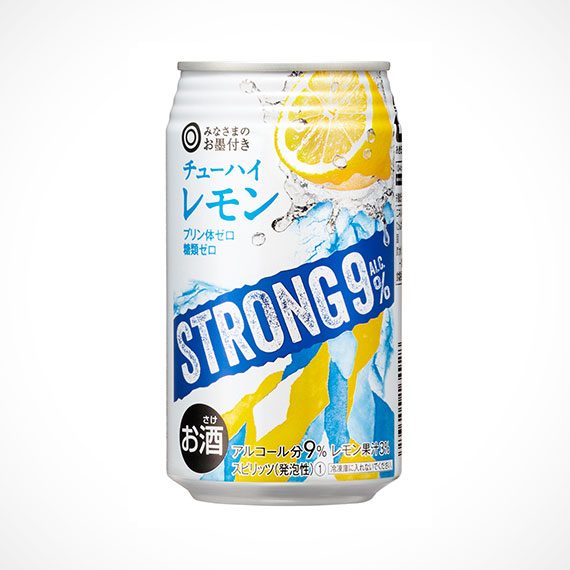 チューハイ レモン ストロング ALC.9% 350ml