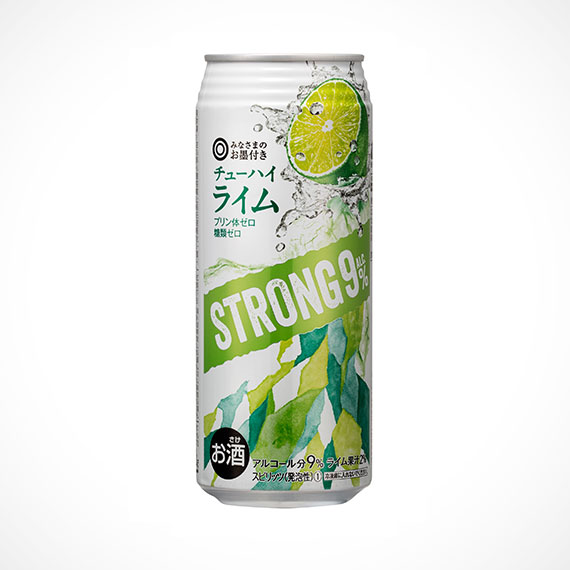 チューハイ ストロング ライム ALC.9% 500ml