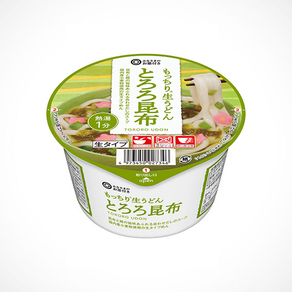 もっちり®生うどん とろろ昆布 1食
