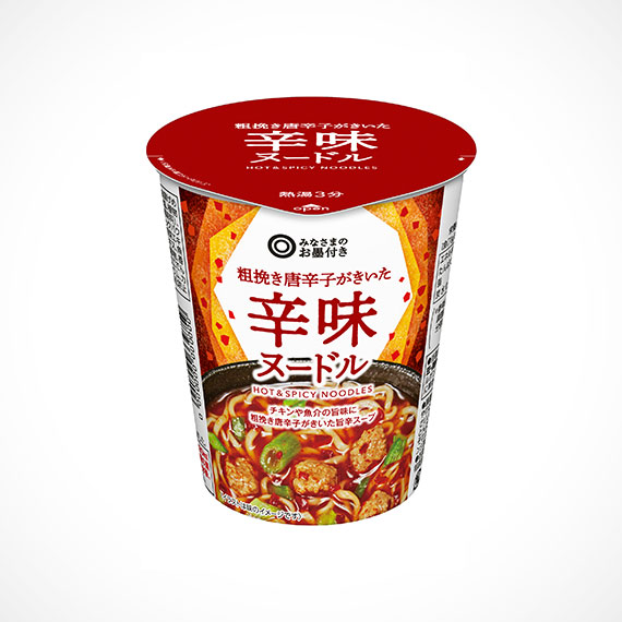 粗挽き唐辛子がきいた辛味ヌードル 1食
