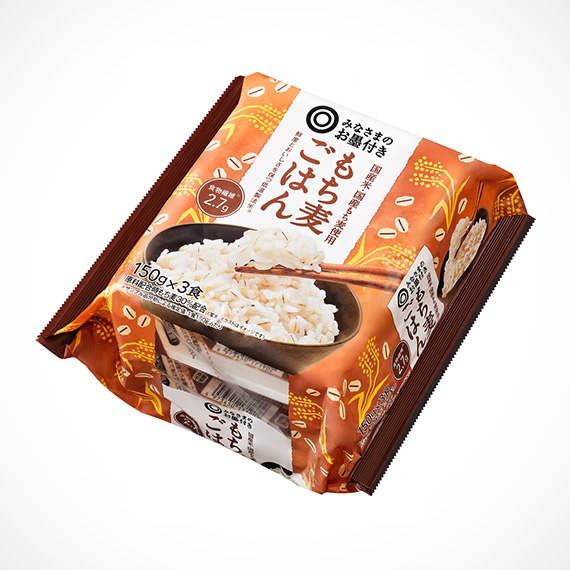 もち麦ごはん 150g×3食