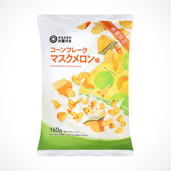 コーンフレーク マスクメロン味 160g