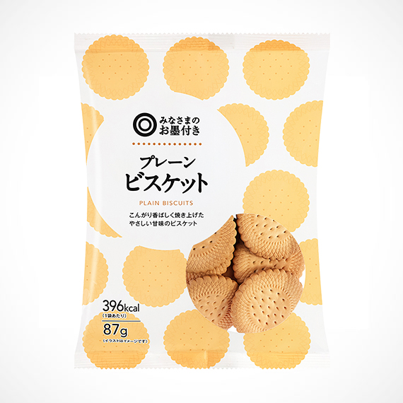 プレーンビスケット 87g