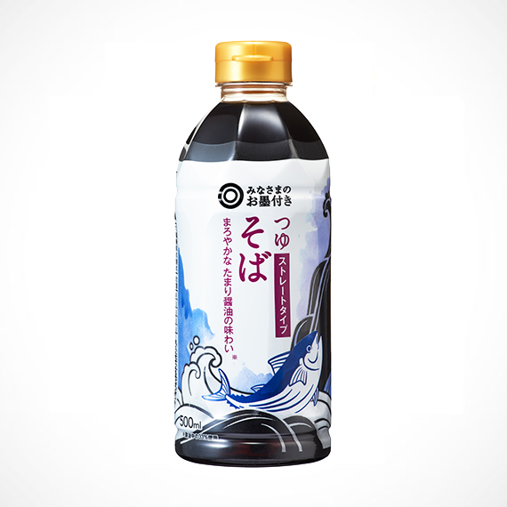 つゆ ストレートタイプ そば 500ml