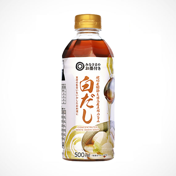枕崎産鰹節と日高昆布使用 白だし 500ml
