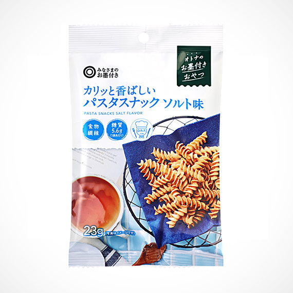 カリッと香ばしい パスタスナック ソルト味 23g