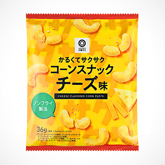 かるくてサクサク コーンスナックチーズ味 36g
