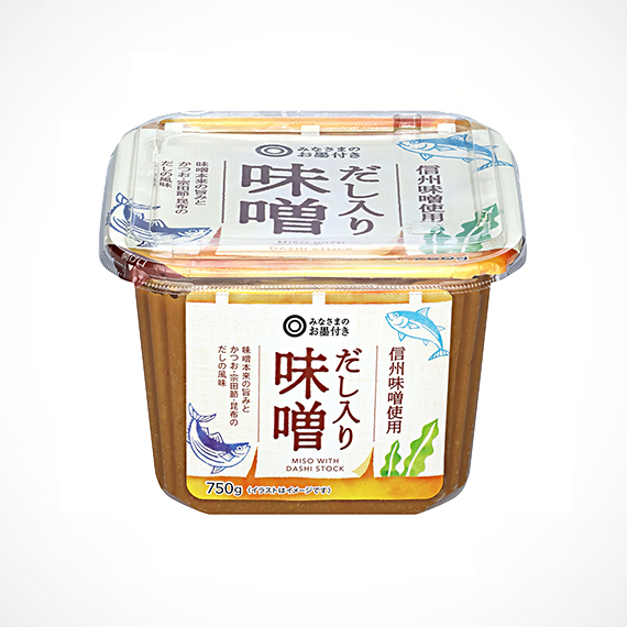 信州味噌使用 だし入り味噌 750g