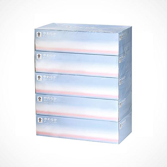 やわらかティッシュペーパー 180組×5P