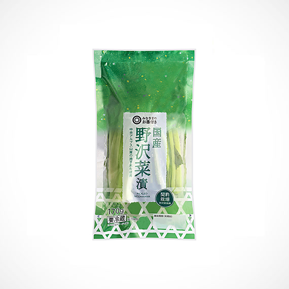 国産 野沢菜漬 170g