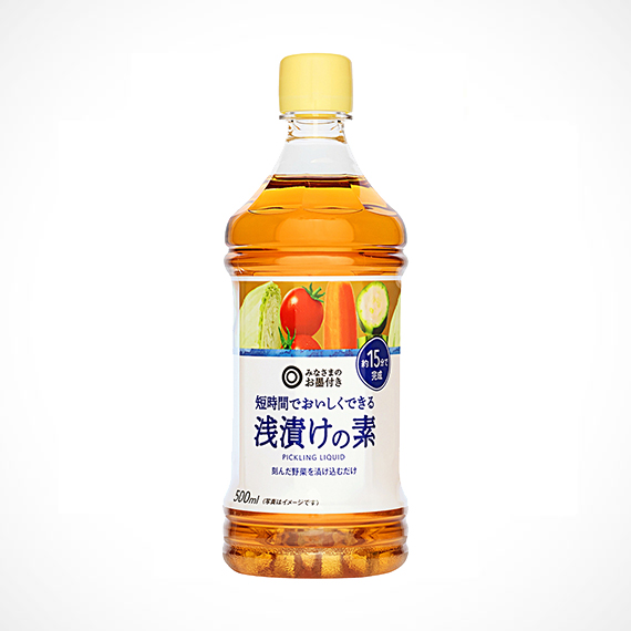 短時間でおいしくできる 浅漬けの素 500ml