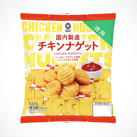 国内製造 チキンナゲット 徳用 531g