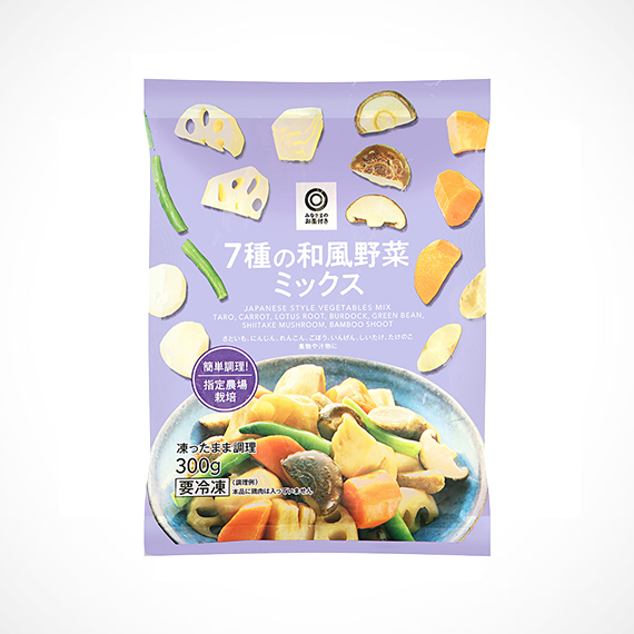 7種の和風野菜ミックス 300g 