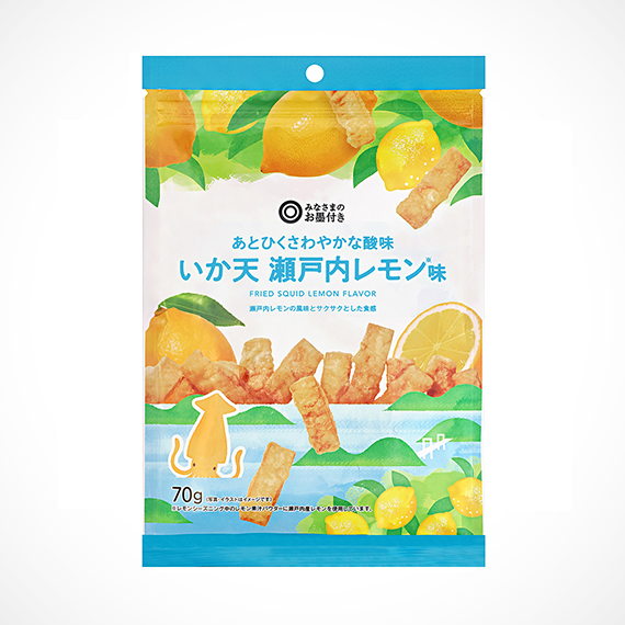 あとひくさわやかな酸味 いか天 瀬戸内レモン味 70g
