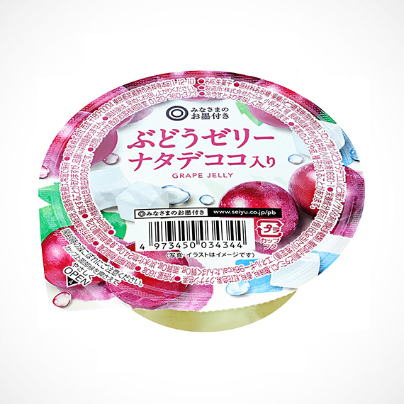 ぶどうゼリー ナタデココ入り 160g