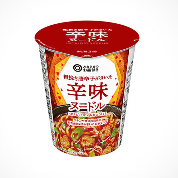 粗挽き唐辛子がきいた辛味ヌードル 1食