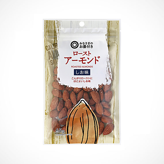 ローストアーモンド しお味 65g