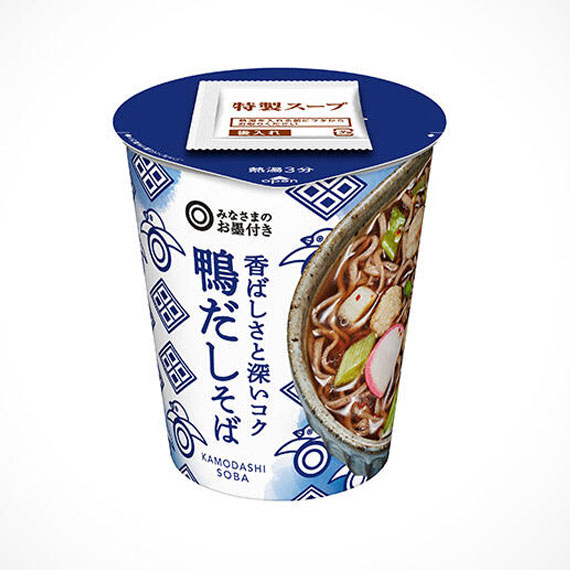 香ばしさと深いコク 鴨だしそば 1食
