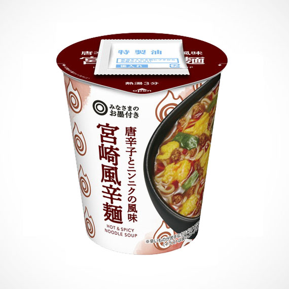 唐辛子とニンニクの風味 宮崎風辛麺 1食