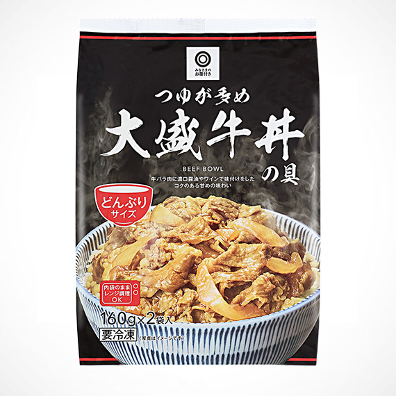 つゆが多め 大盛牛丼の具 160g×2袋
