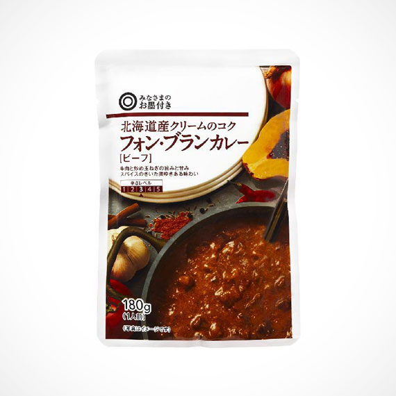 北海道産クリームのコク フォン・ブランカレー[ビーフ] 180g