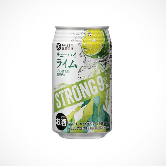 チューハイ ストロング ライム ALC.9% 350ml