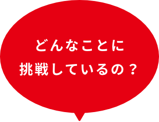 どんなことに挑戦しているの？