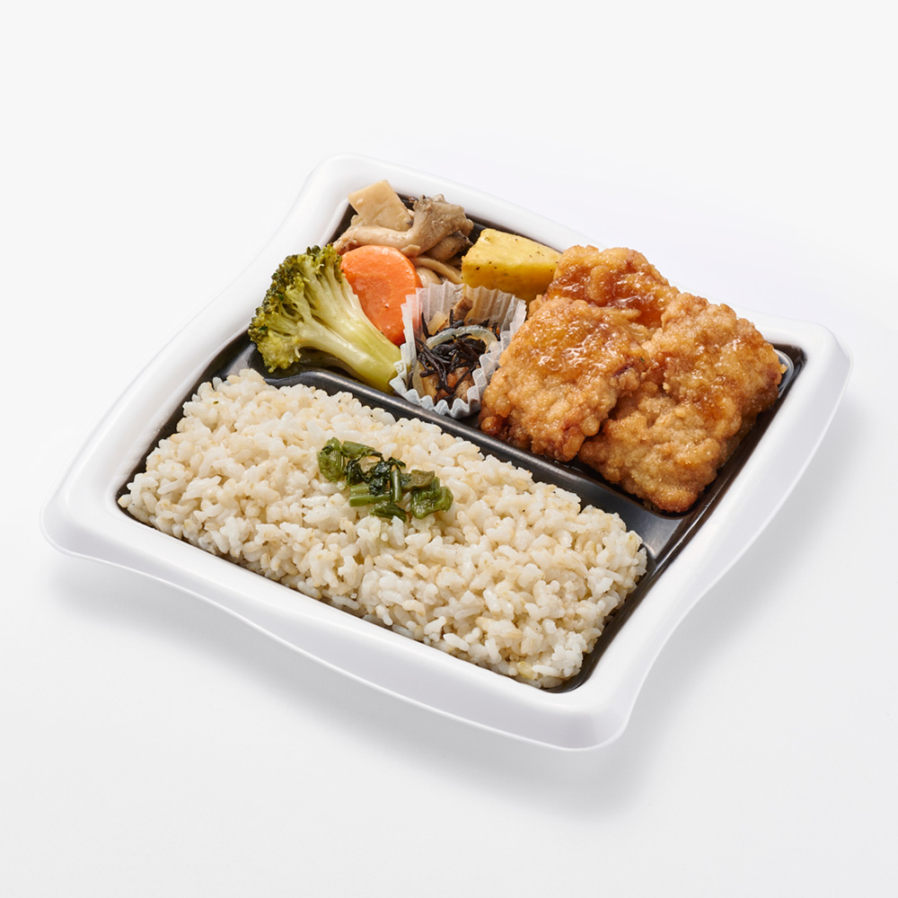玄米鶏のおろし竜田弁当