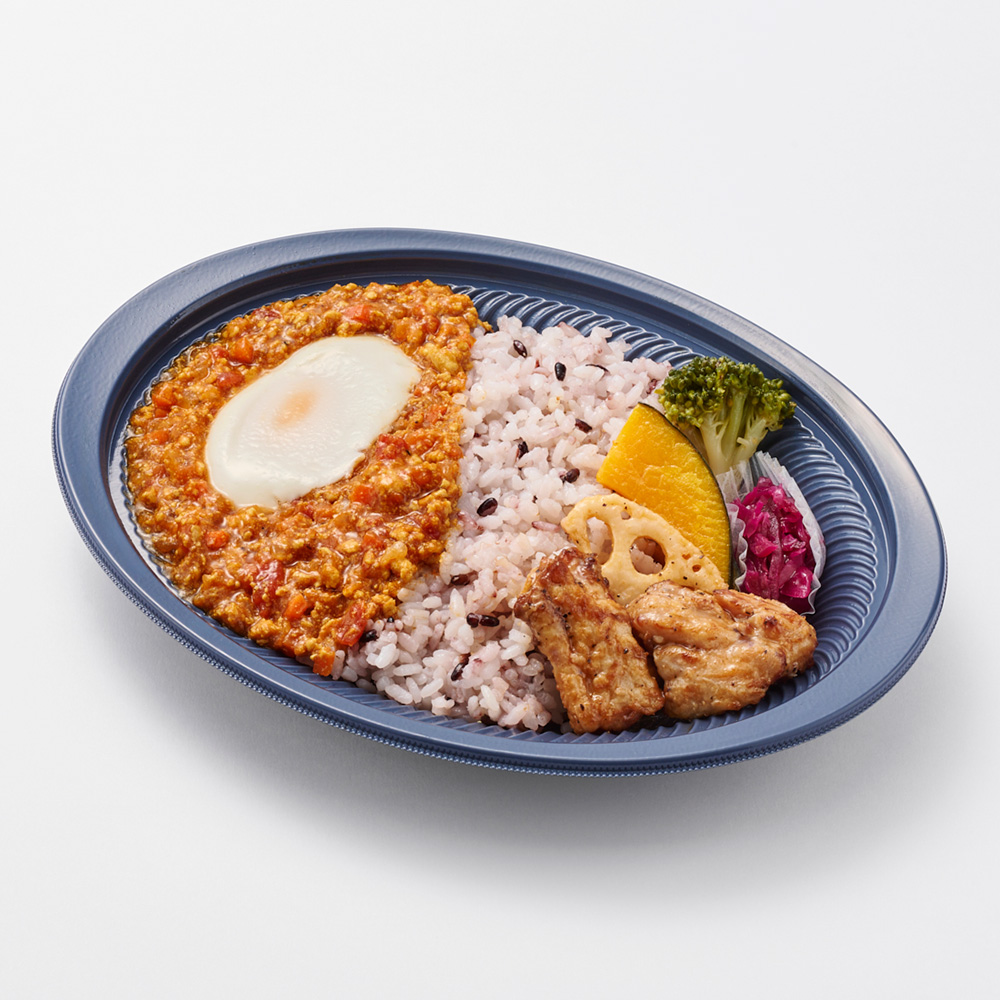 たんぱく質が摂れる！トマトキーマカレー